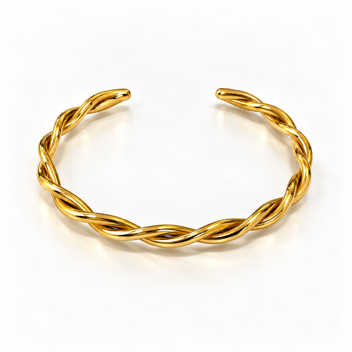 Golden Twist Bangle