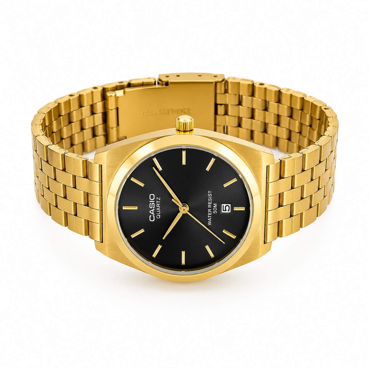 ⌚ Classic Casio Quartz Metal Watch – (man)