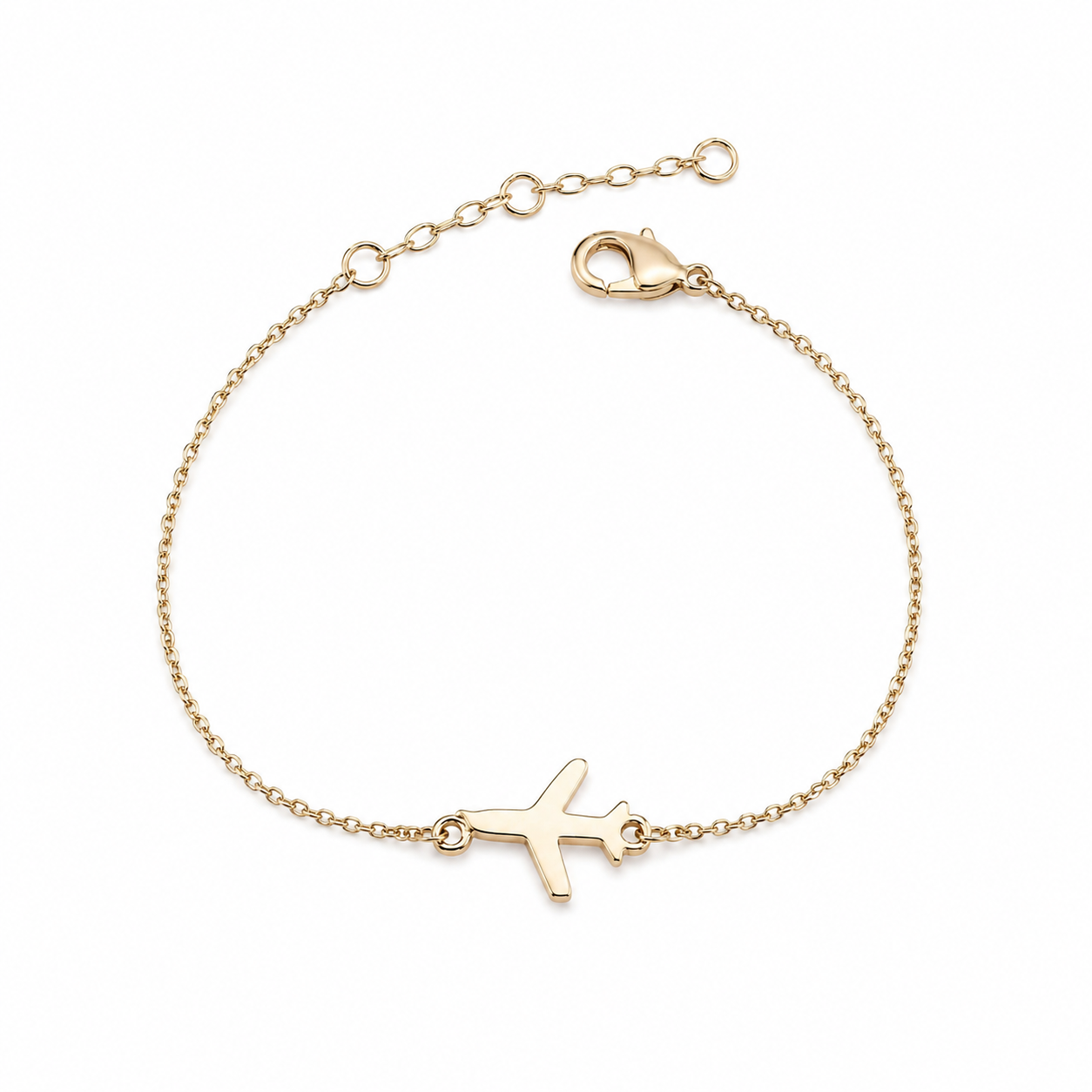 Airplane Charm Bracelet