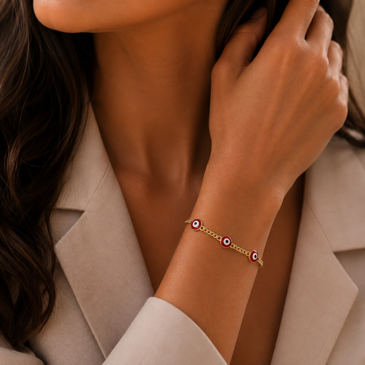 Evil Eye Chain Bracelet