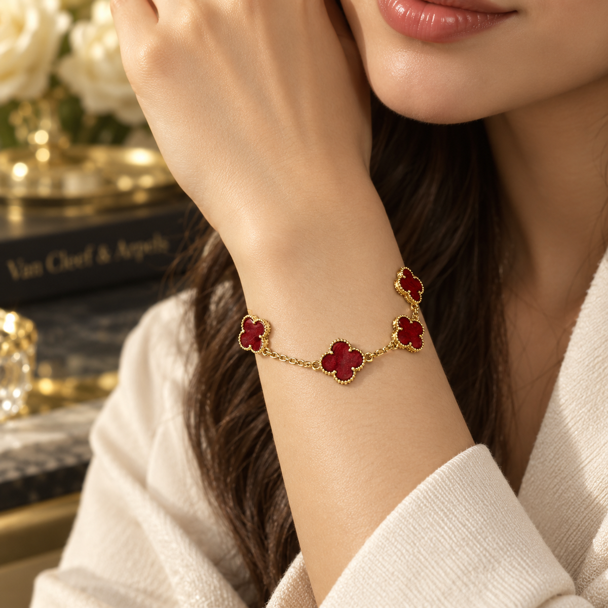Seda plus Charm Clover Bracelet – Color Your Elegance
