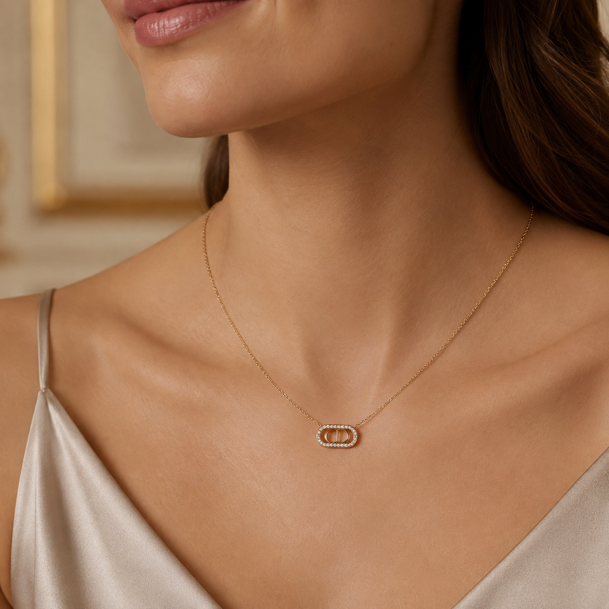 Embrace Pendant Necklace | Poshewix – view 2
