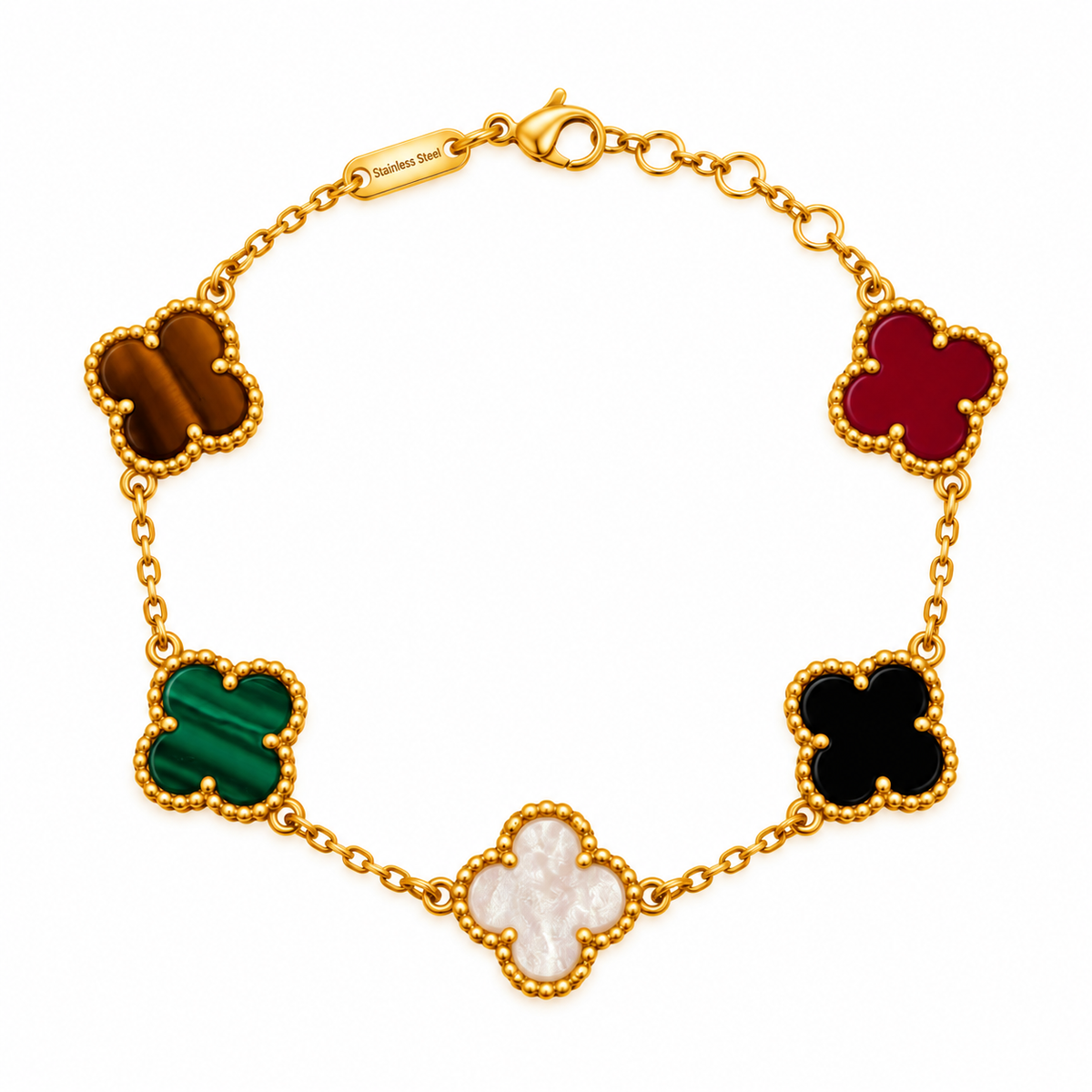 Seda Clover Bracelet – Elegance in Every Shade