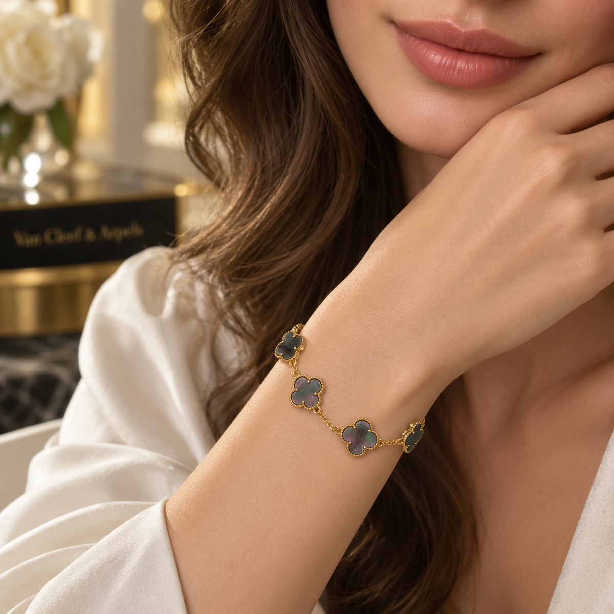 Seda plus Charm Clover Bracelet – Color Your Elegance