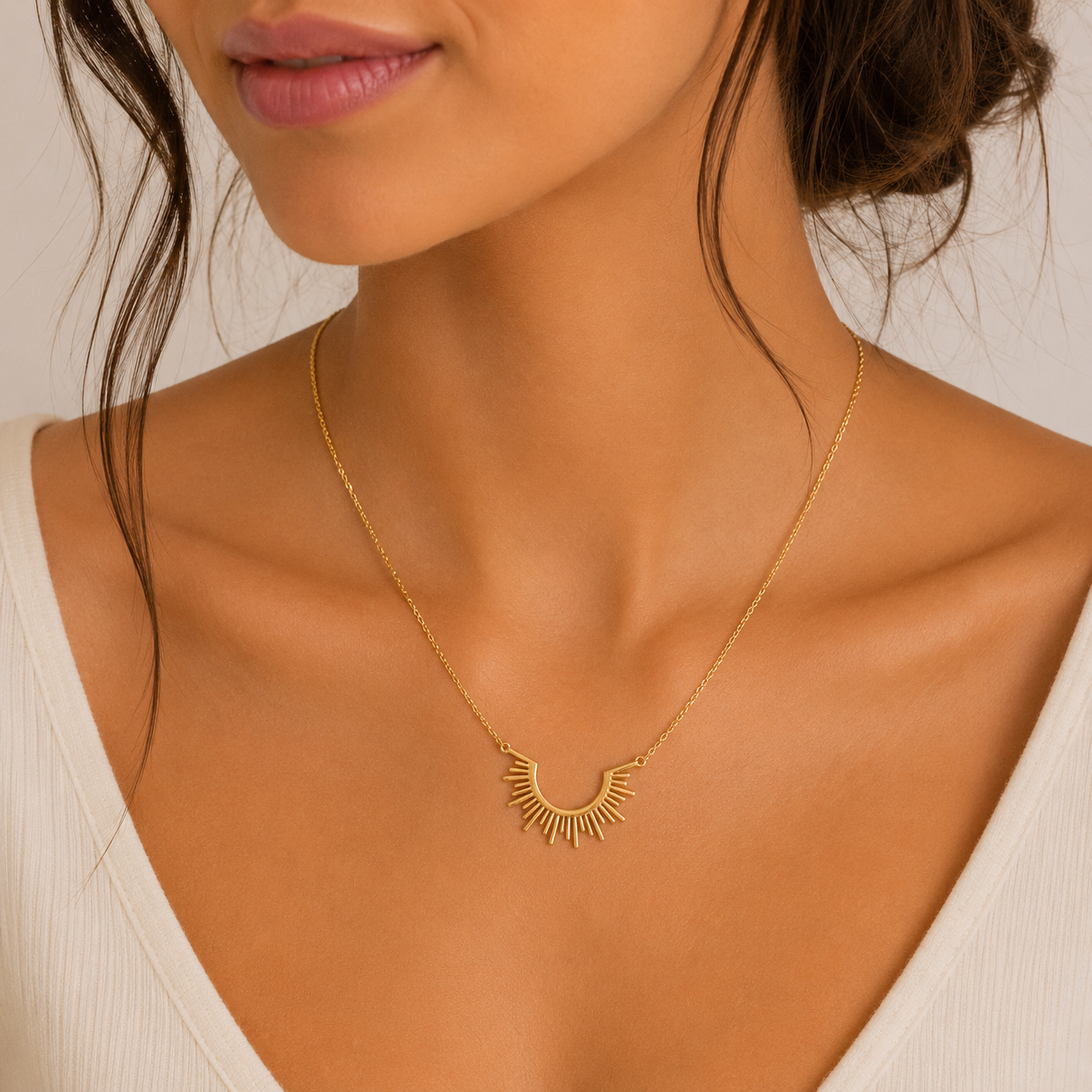 Solar Sun Necklace