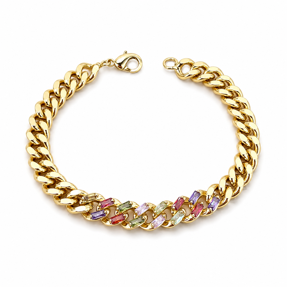 chain Bracelet with stones ✨