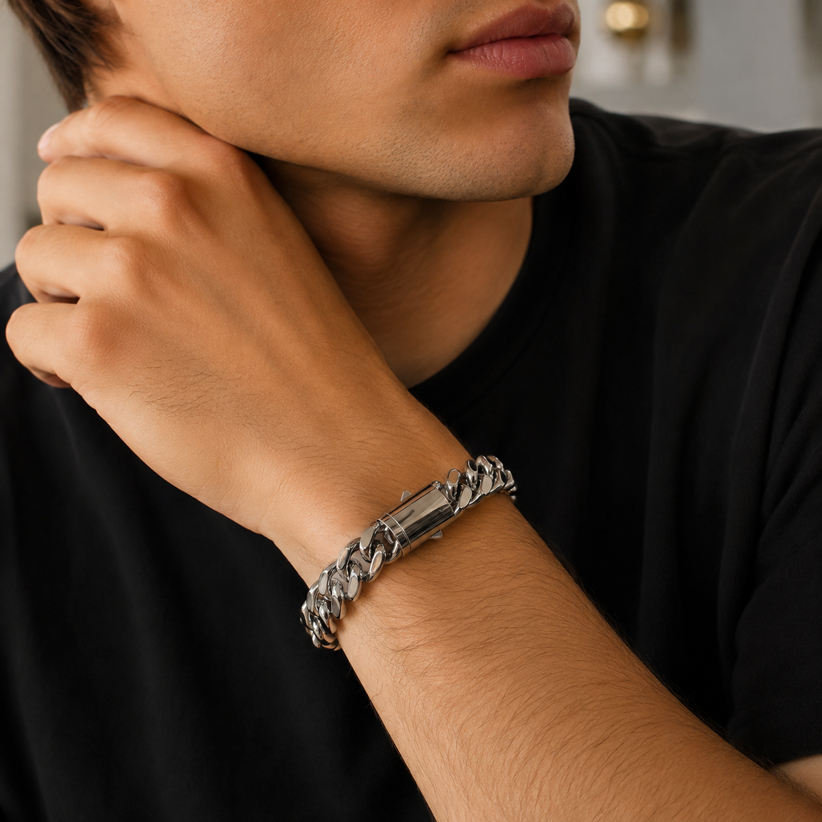 Stainless Steel 316L PVD Bracelet(12mm)