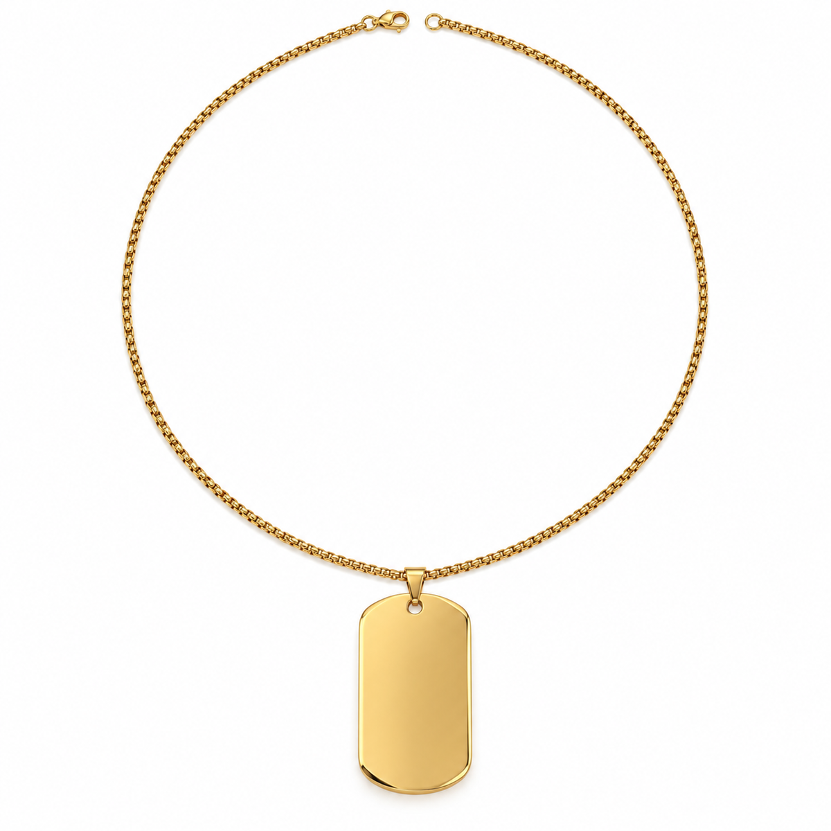Classic Tag Pendant Necklace (60cm)✨🔗