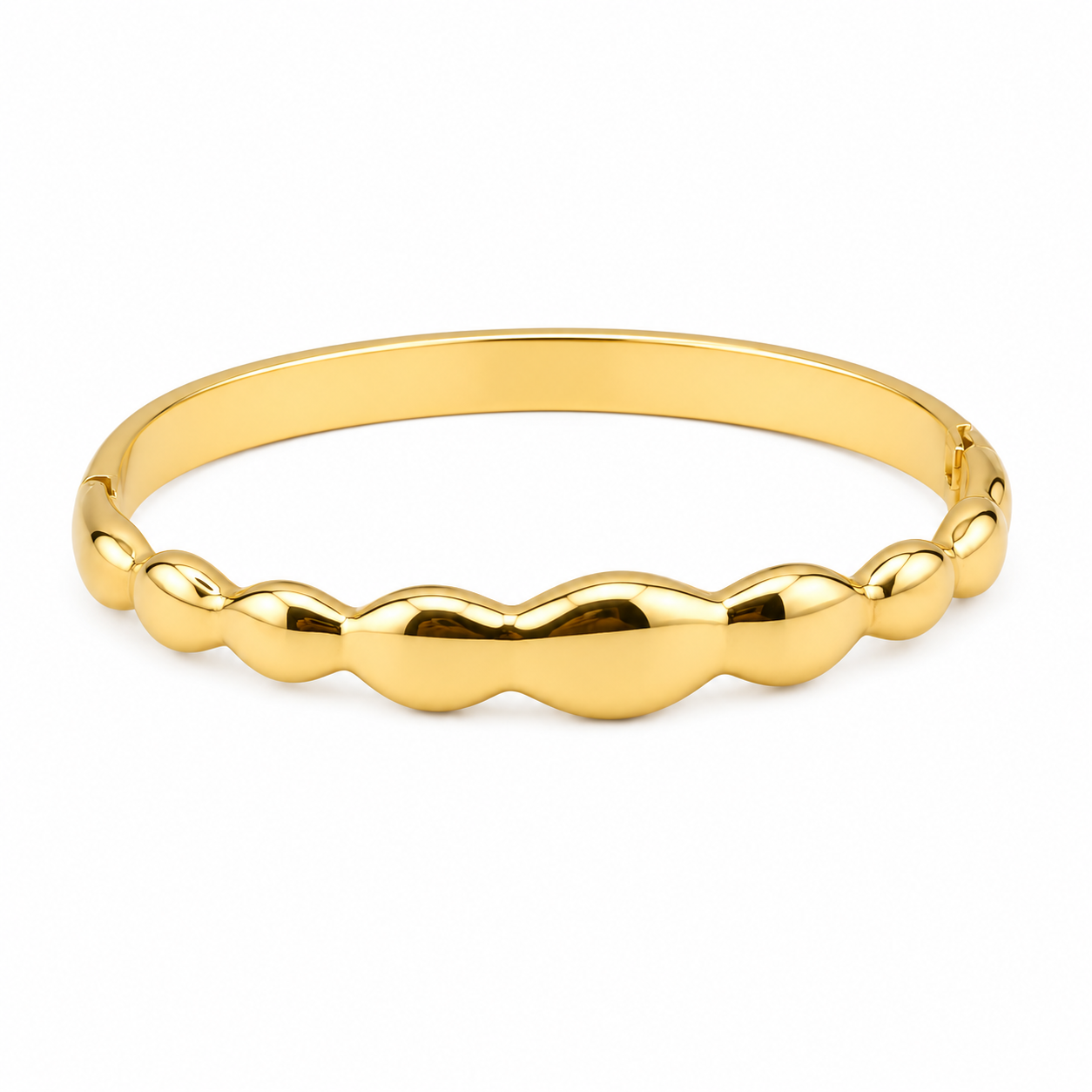 Golden Wave Bangle