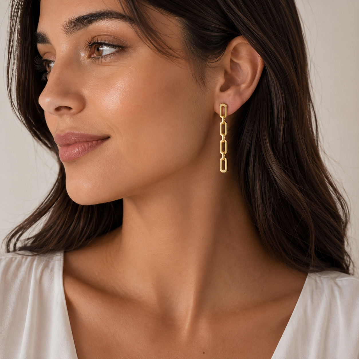 Chain Link Drop Earrings