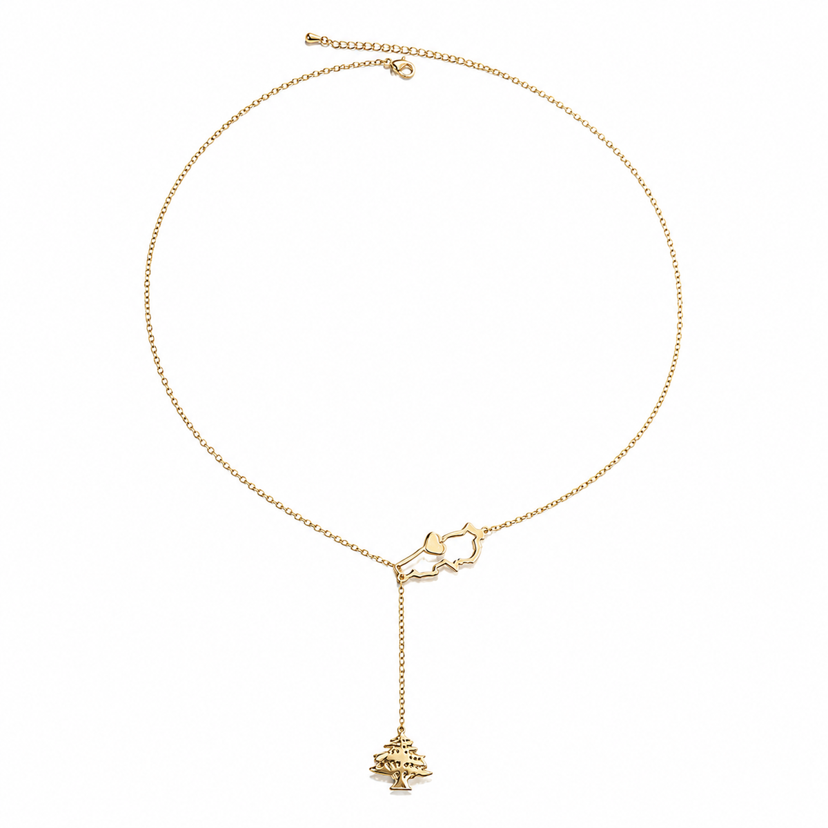 Cedar & Map Set – necklace