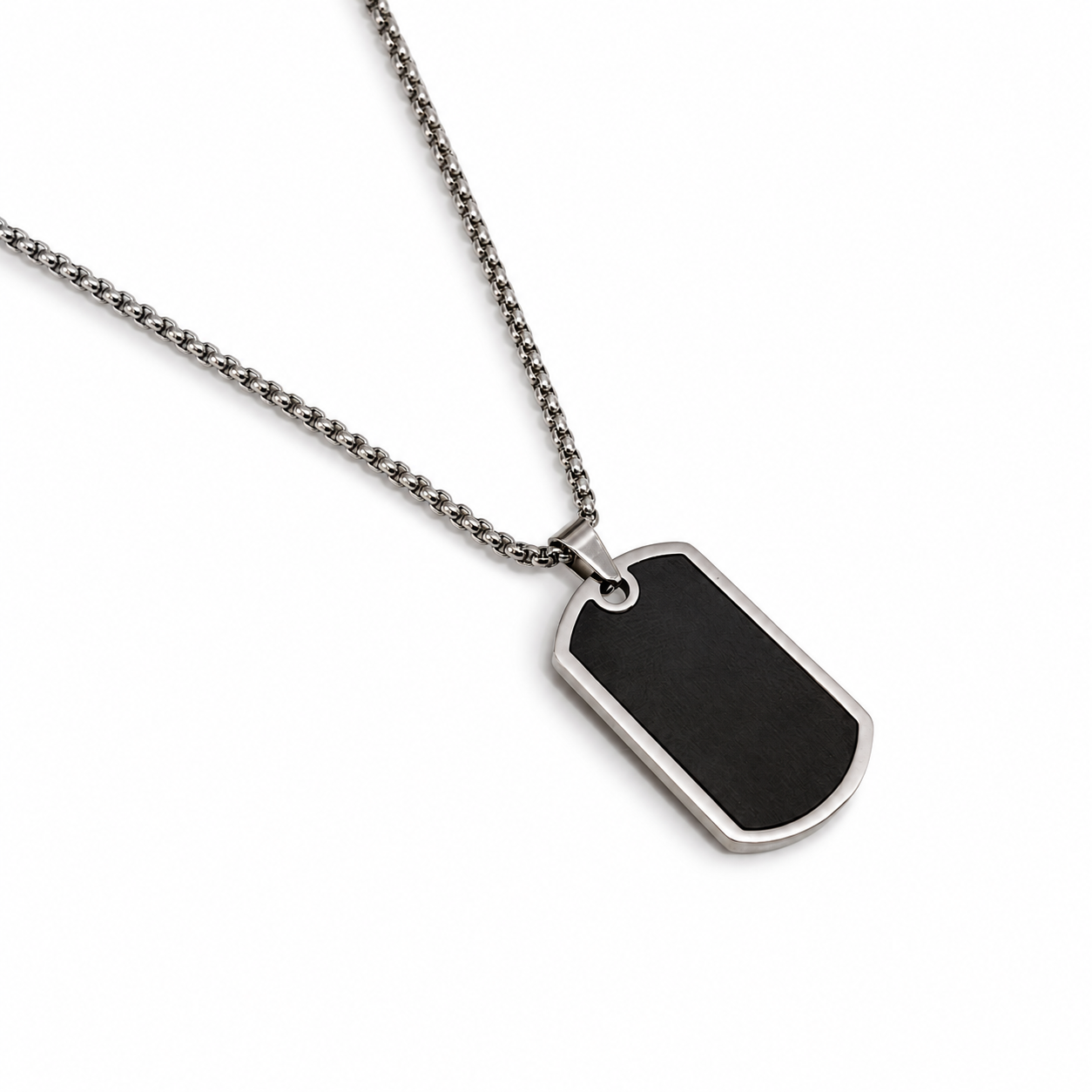Men’s Tag Necklace –(60 cm)