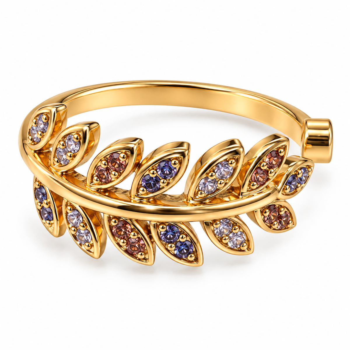 Elysian Leaf Ring
