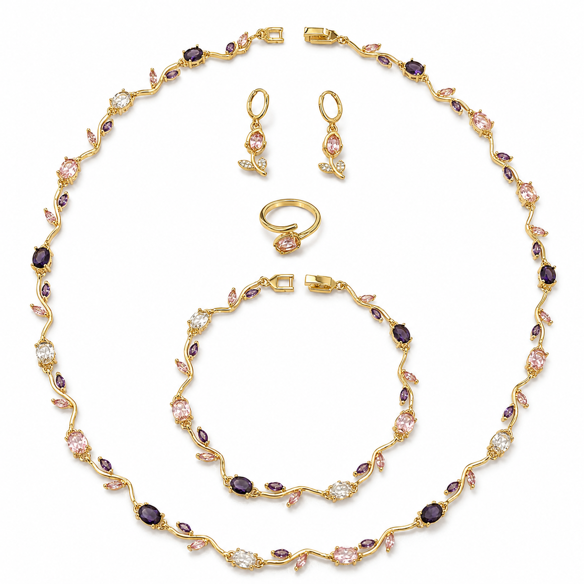 Tulip Jewelry Set