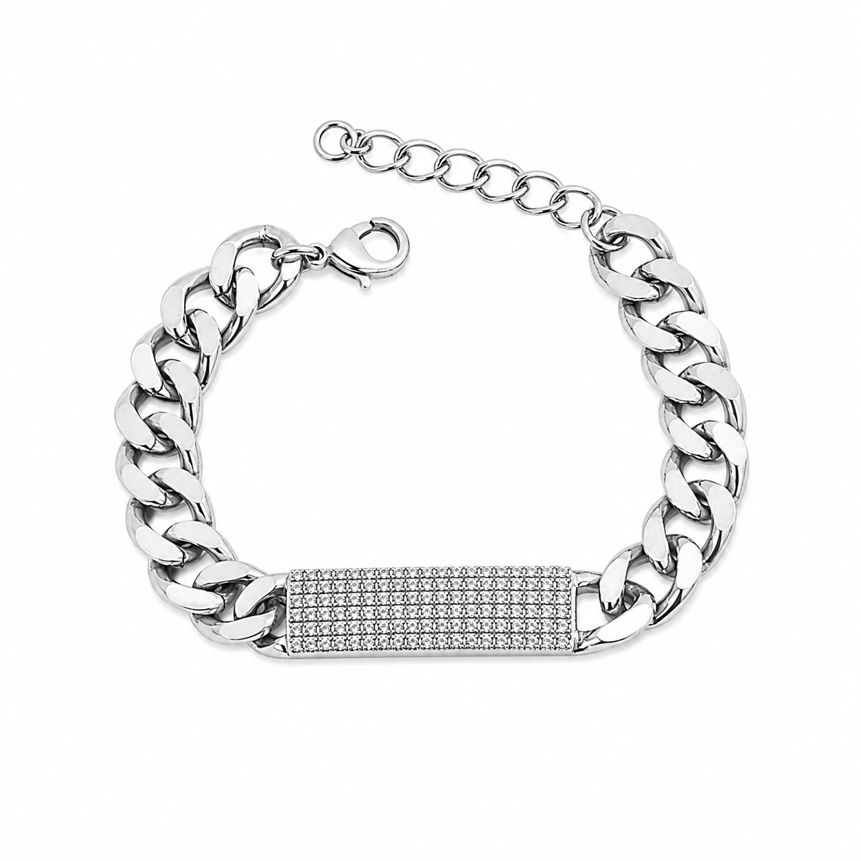 Strip Cuban Shine” Bracelet