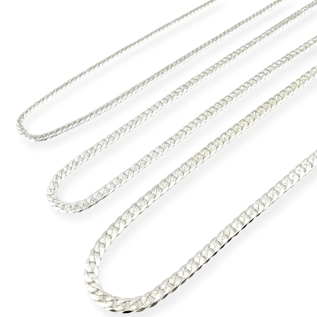 Silver 925 Bold Curb Chain