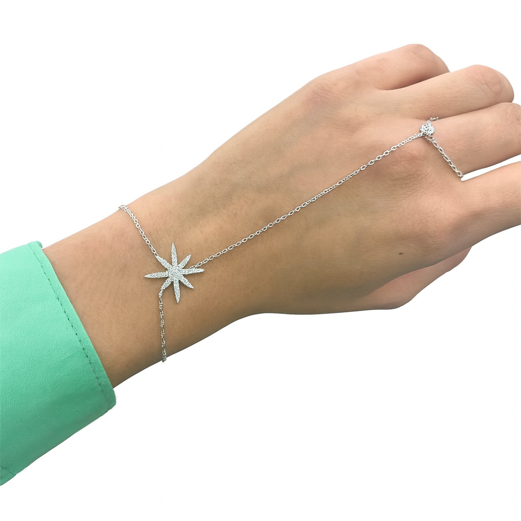 Silver 925 Starlight Hand Chain
