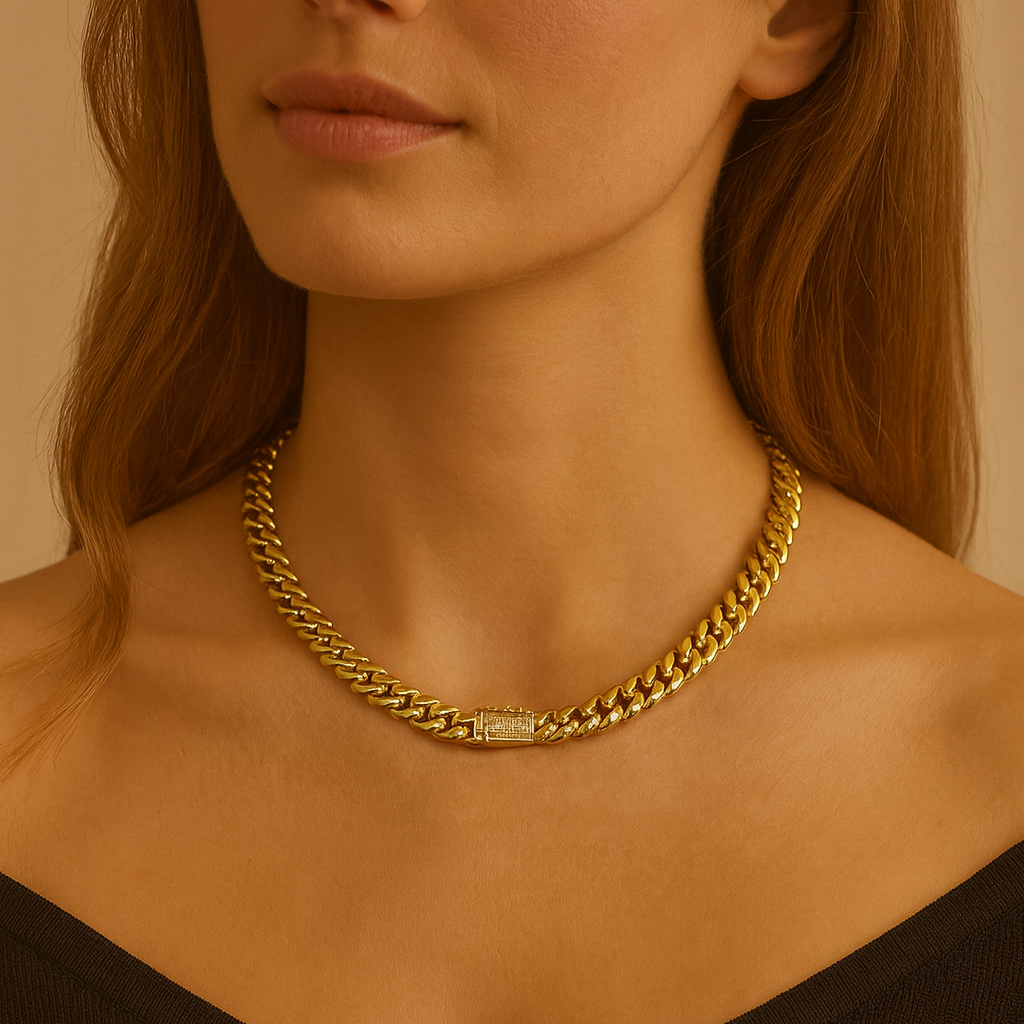 Bold Cuban Link Chain Necklace 💛✨
