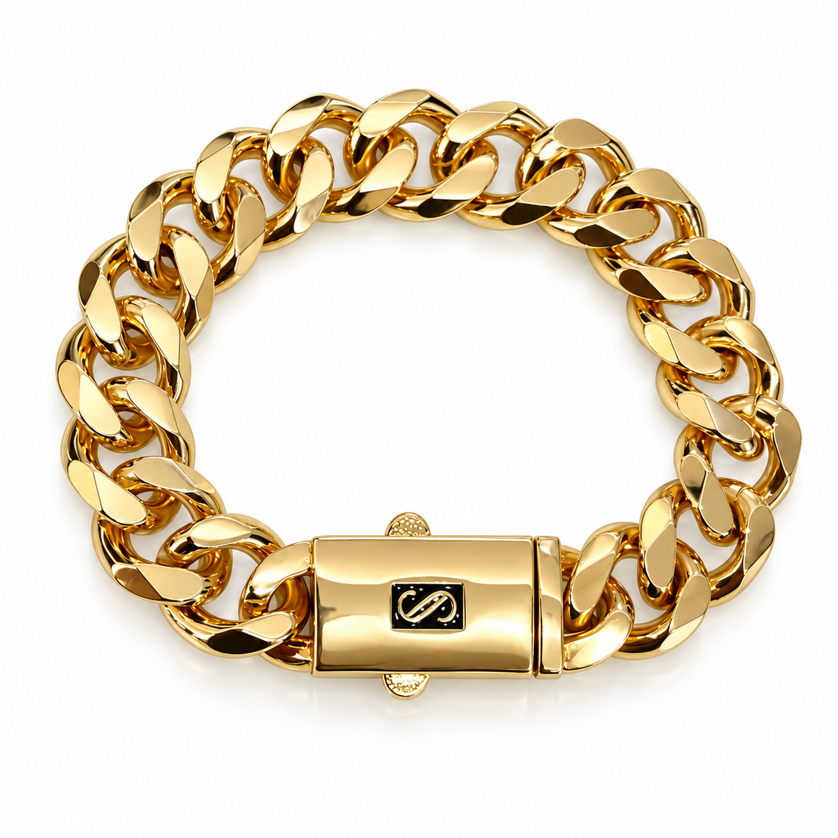 Seda monac-o Cuban Link Bracelet – 3 Thicknesses