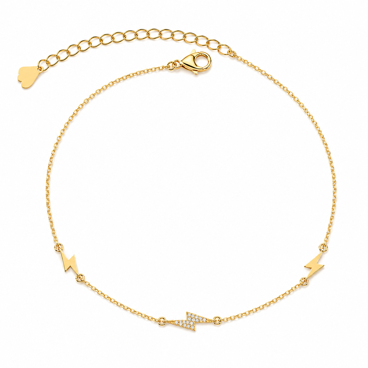 Lightning Bolt Anklet