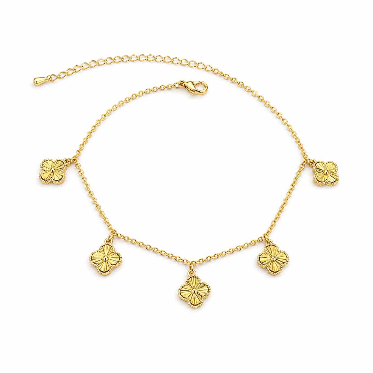 VIP Vancleef seda Clover Charm Anklet