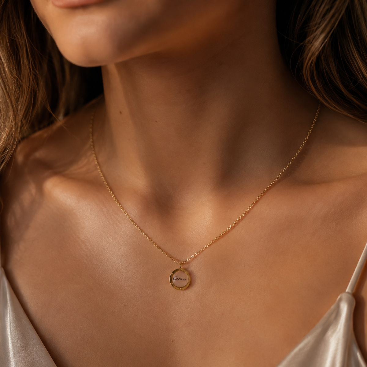 Circle Pendant Necklace | Poshewix – view 2