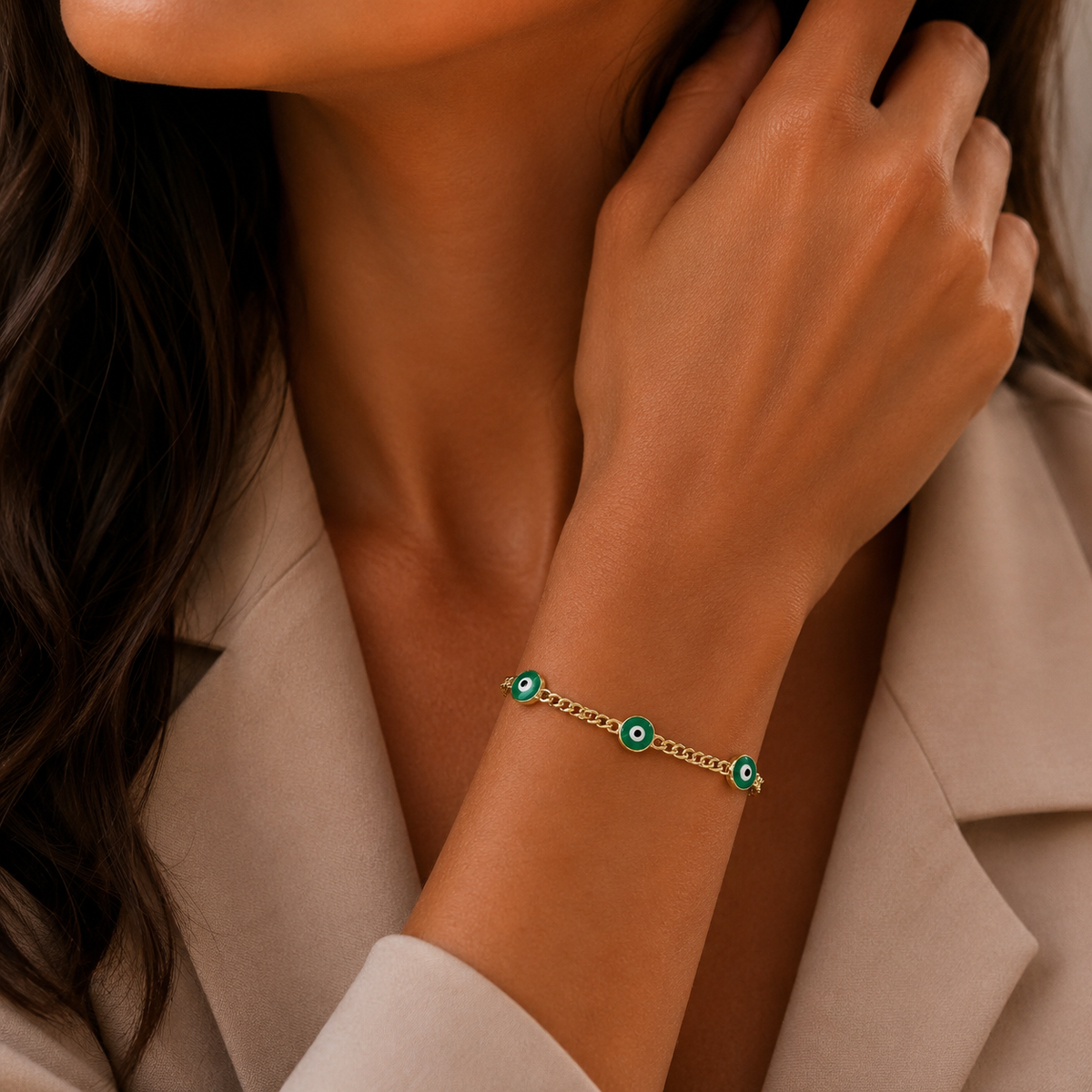 Evil Eye Chain Bracelet