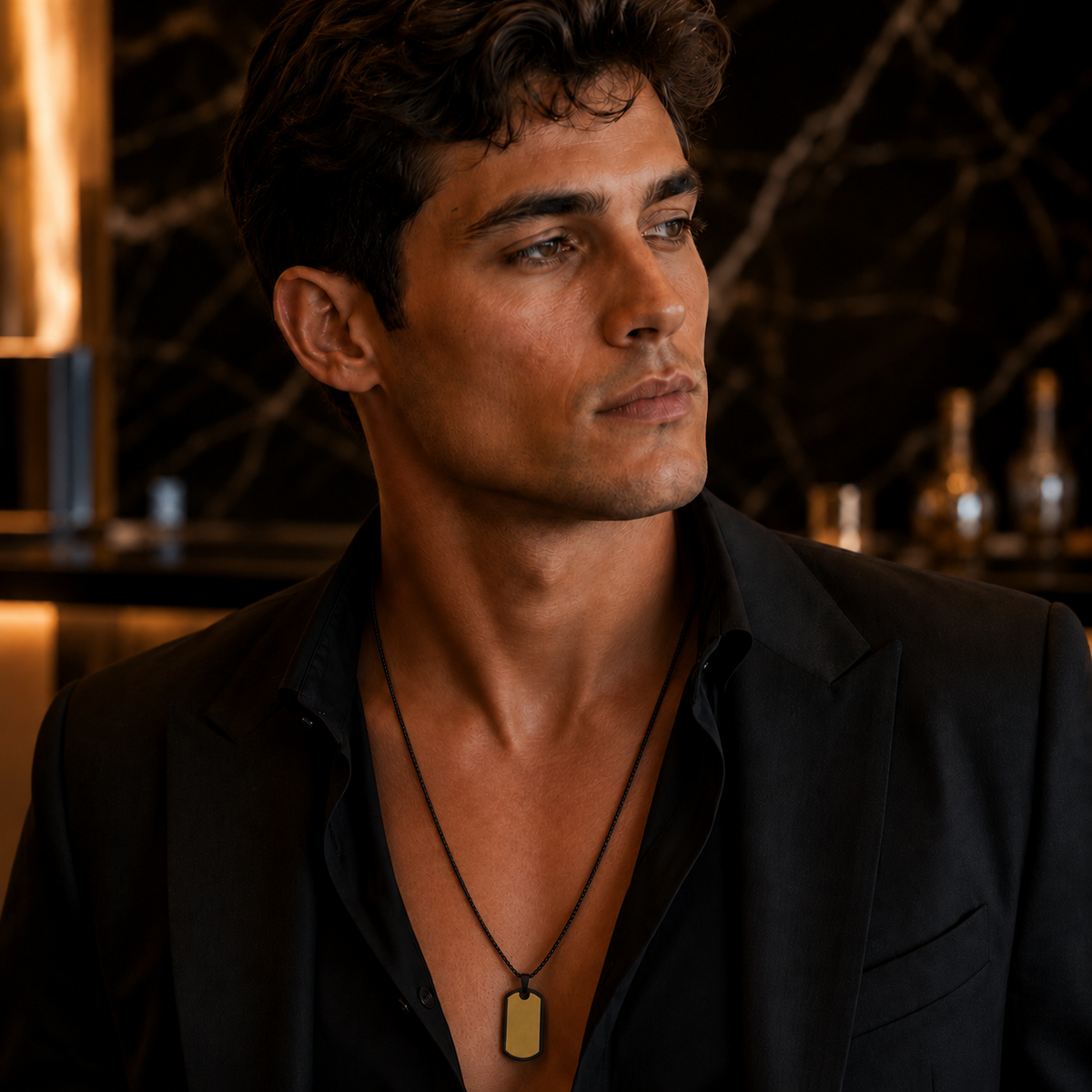 Men’s Tag Necklace – (60 cm) | Poshewix – view 12