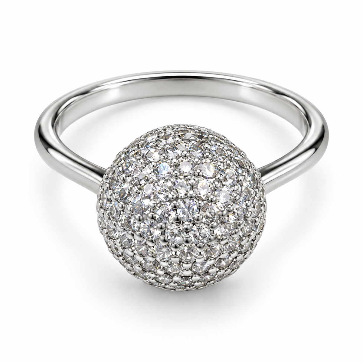 Luna Pavé Ball Ring