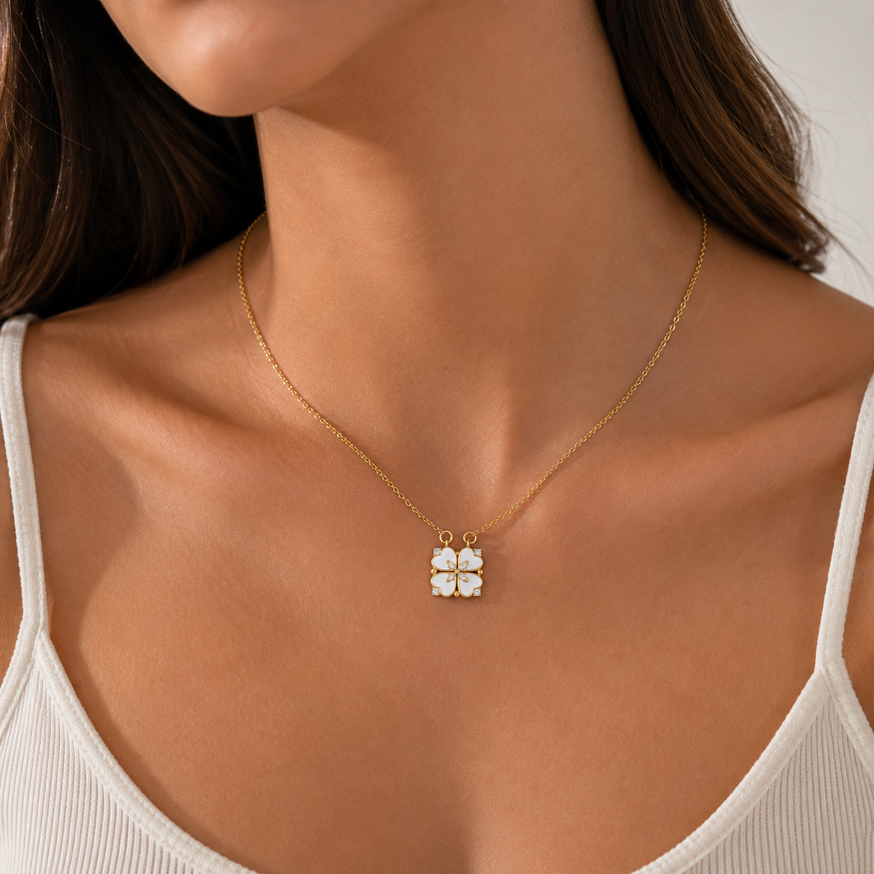 Enchanted Petal Necklace Duo