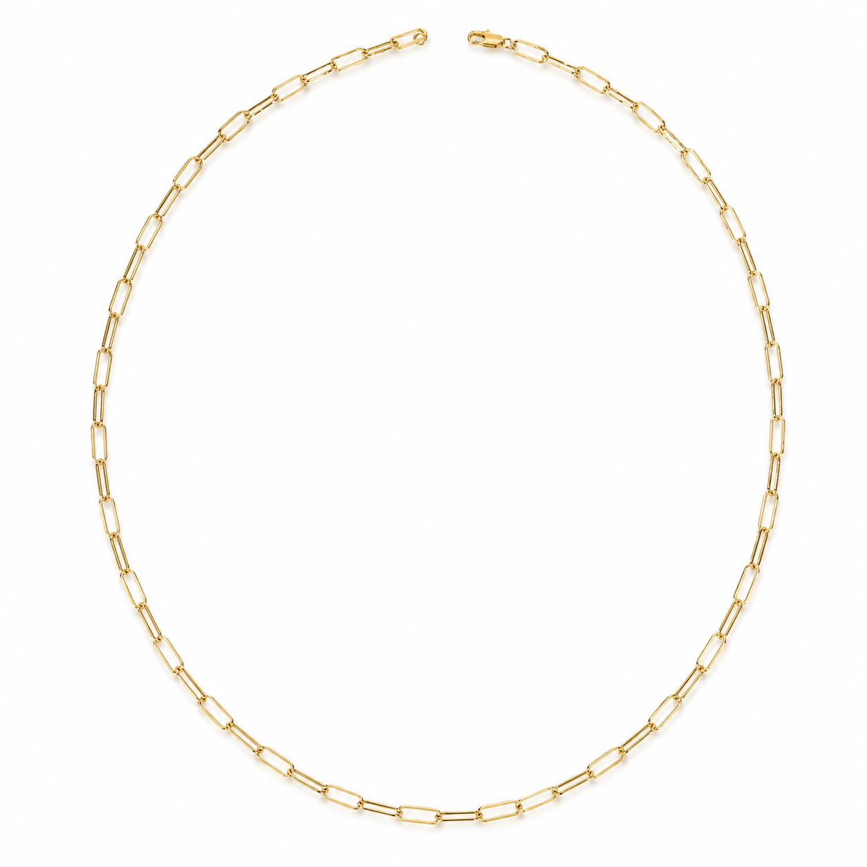 Paperclip Chain Necklace – 60 cm