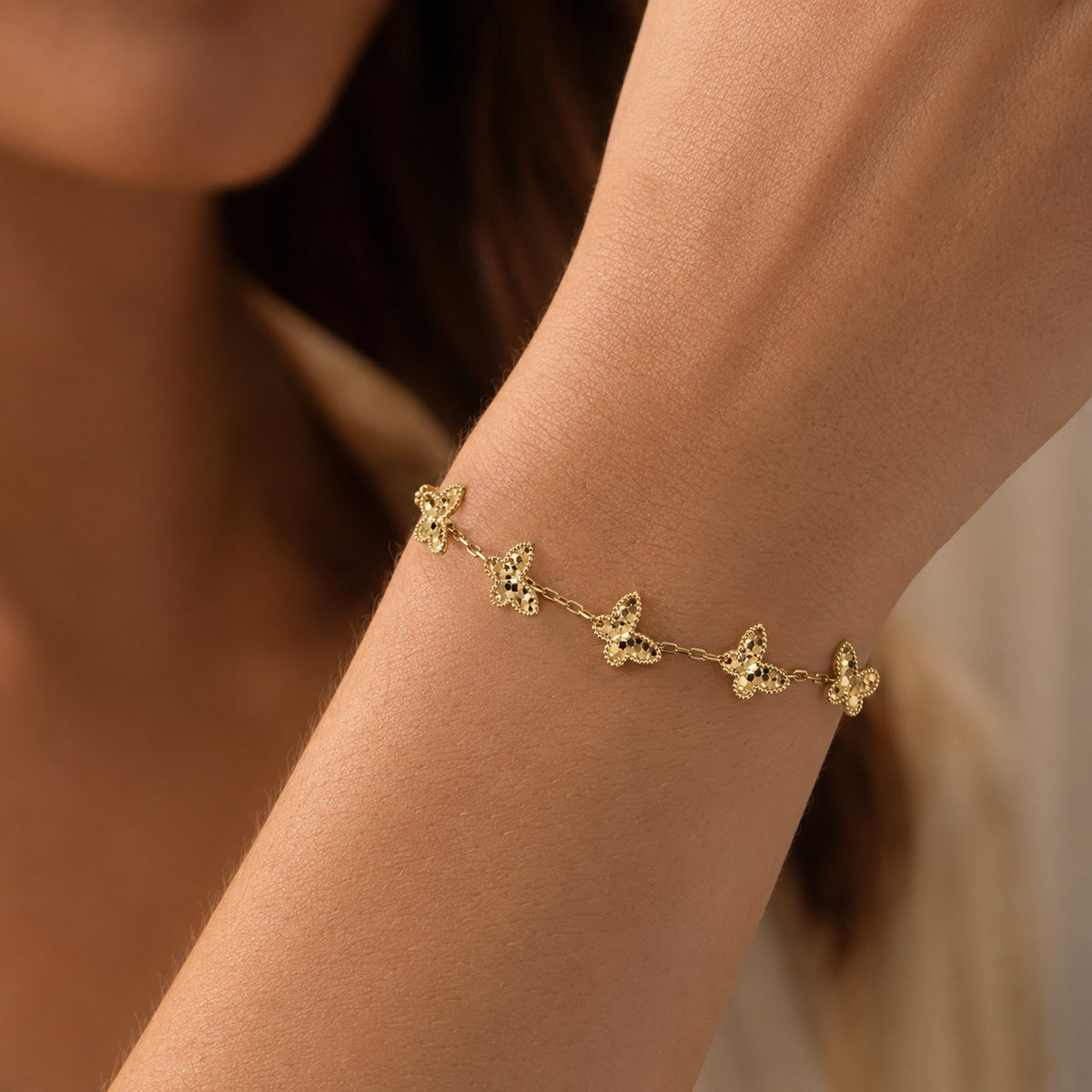 Butterfly Charm Bracelet
