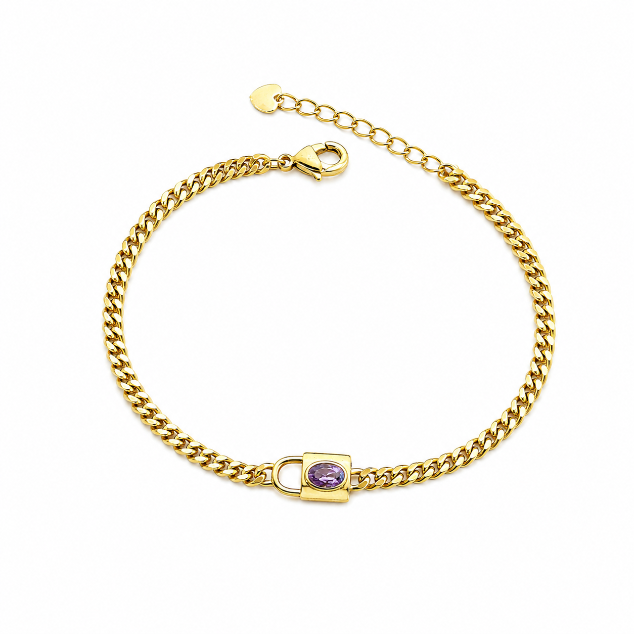 Colored Lock Bracelet