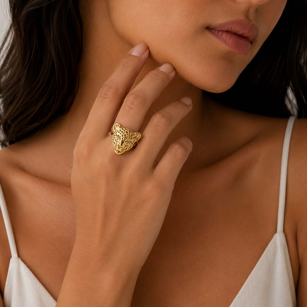 TIGER Wild Grace – Tiger Head Ring