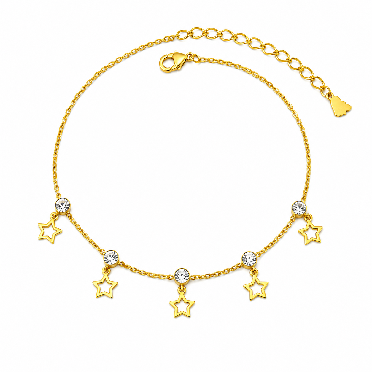 Star Charm Anklets – Gold & Silver Variants
