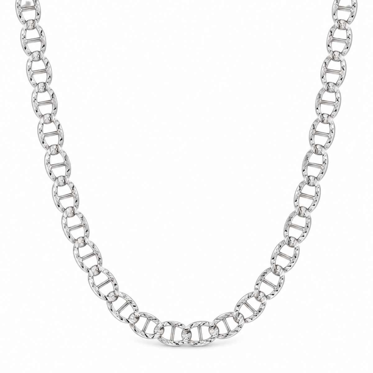 Silver 925 Classic Link gucci Motif Chain
