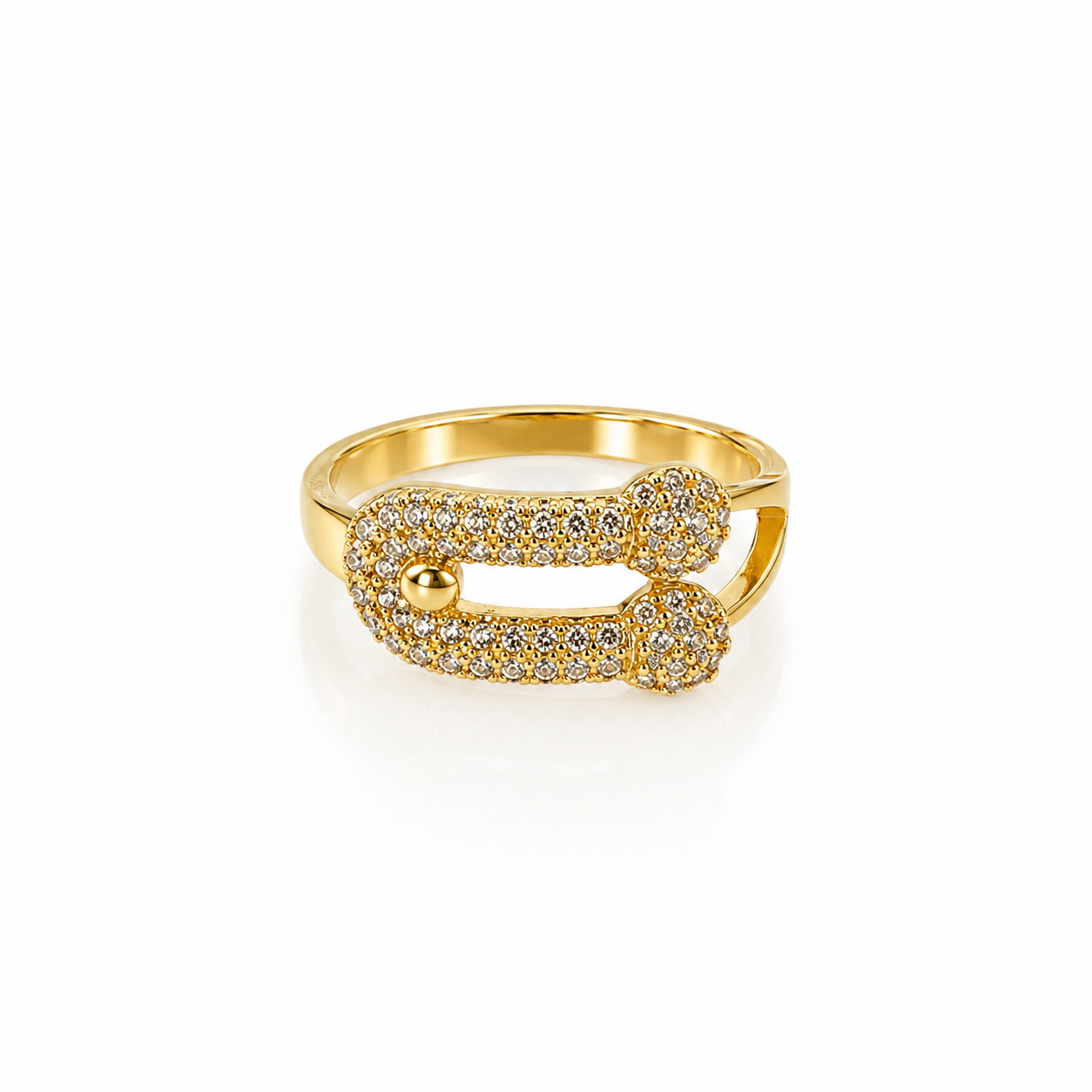 Tiffany-Inspired Lock Ring
Available in Gold & Silver