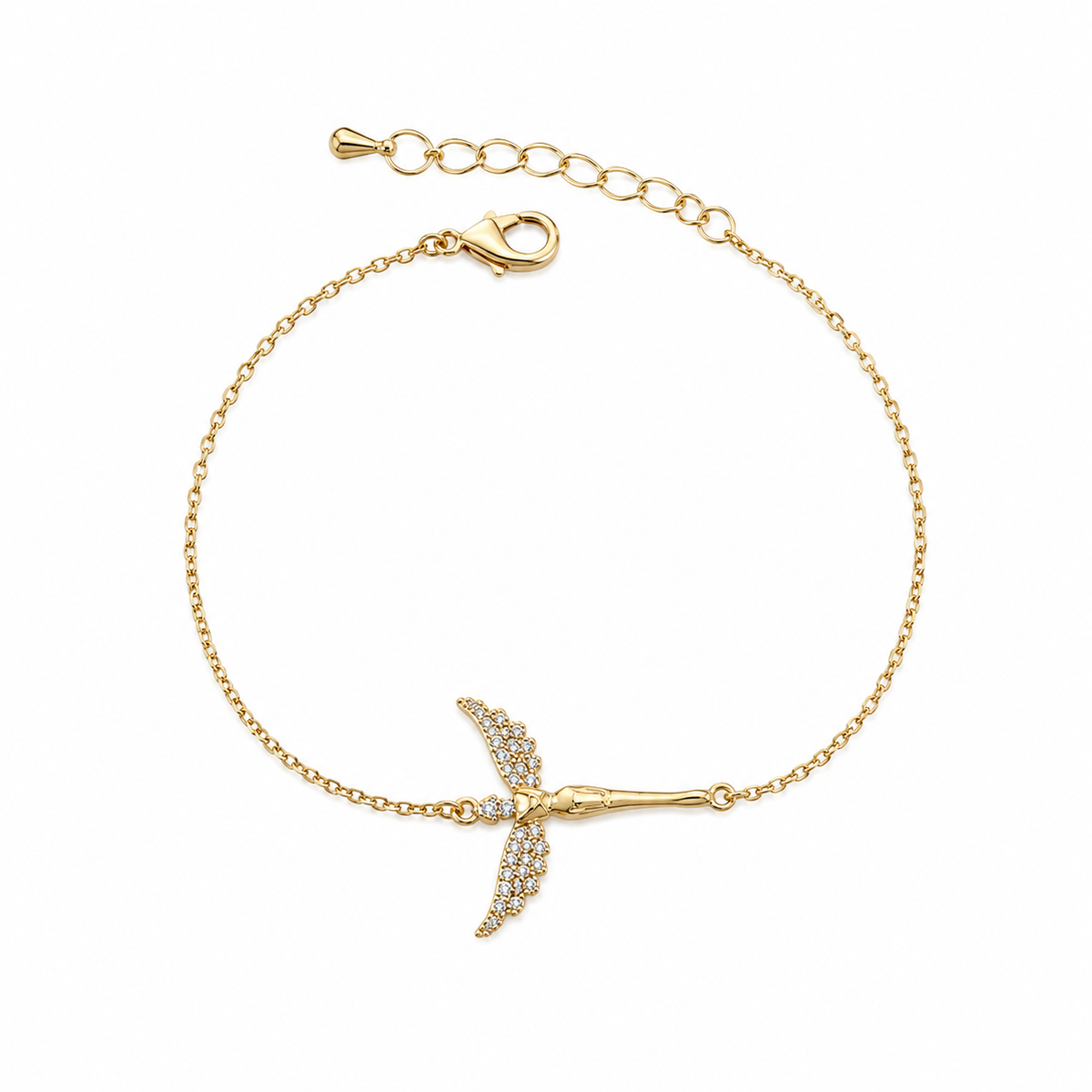 Crystal Angel Bracelet