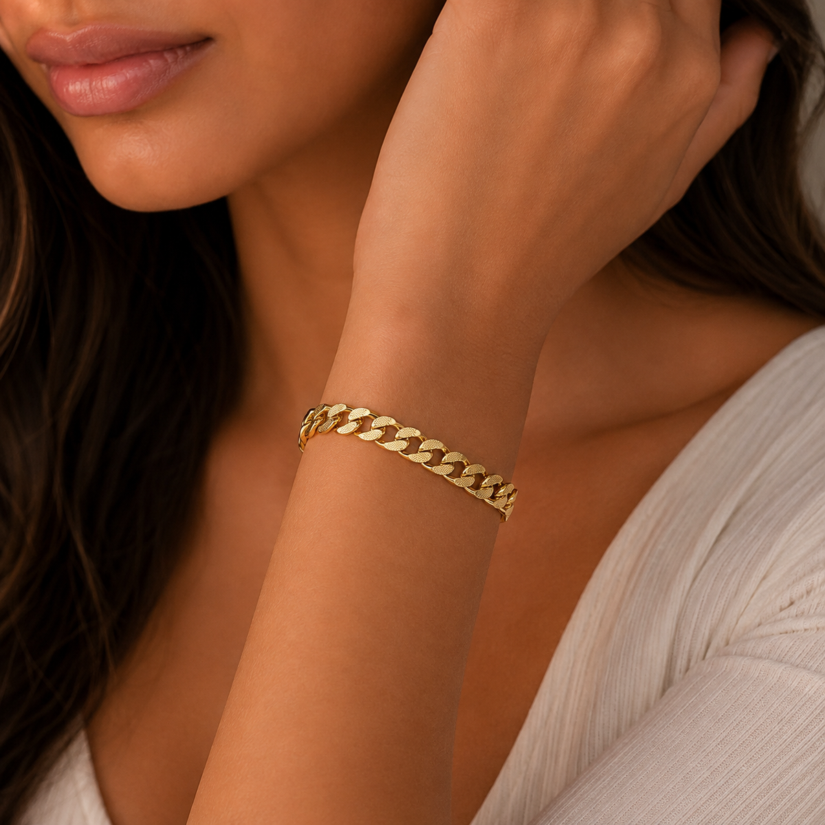 Classic Curb Chain Bracelet mar2oush