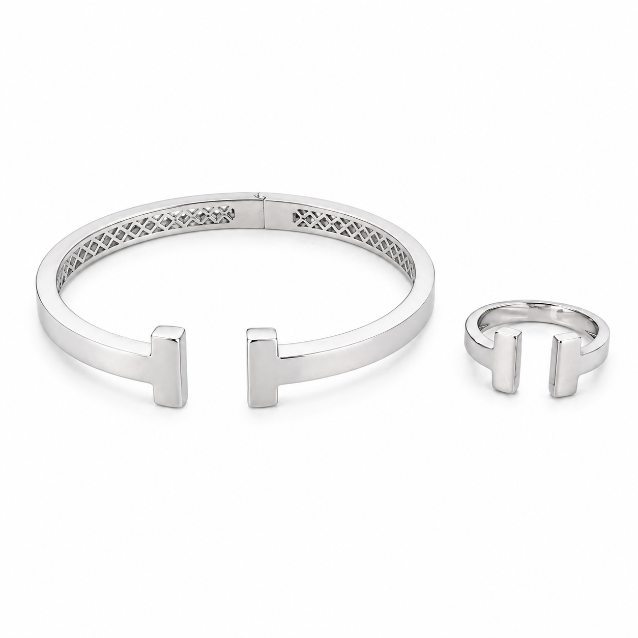thick tiffany Set – Bangle & Ring