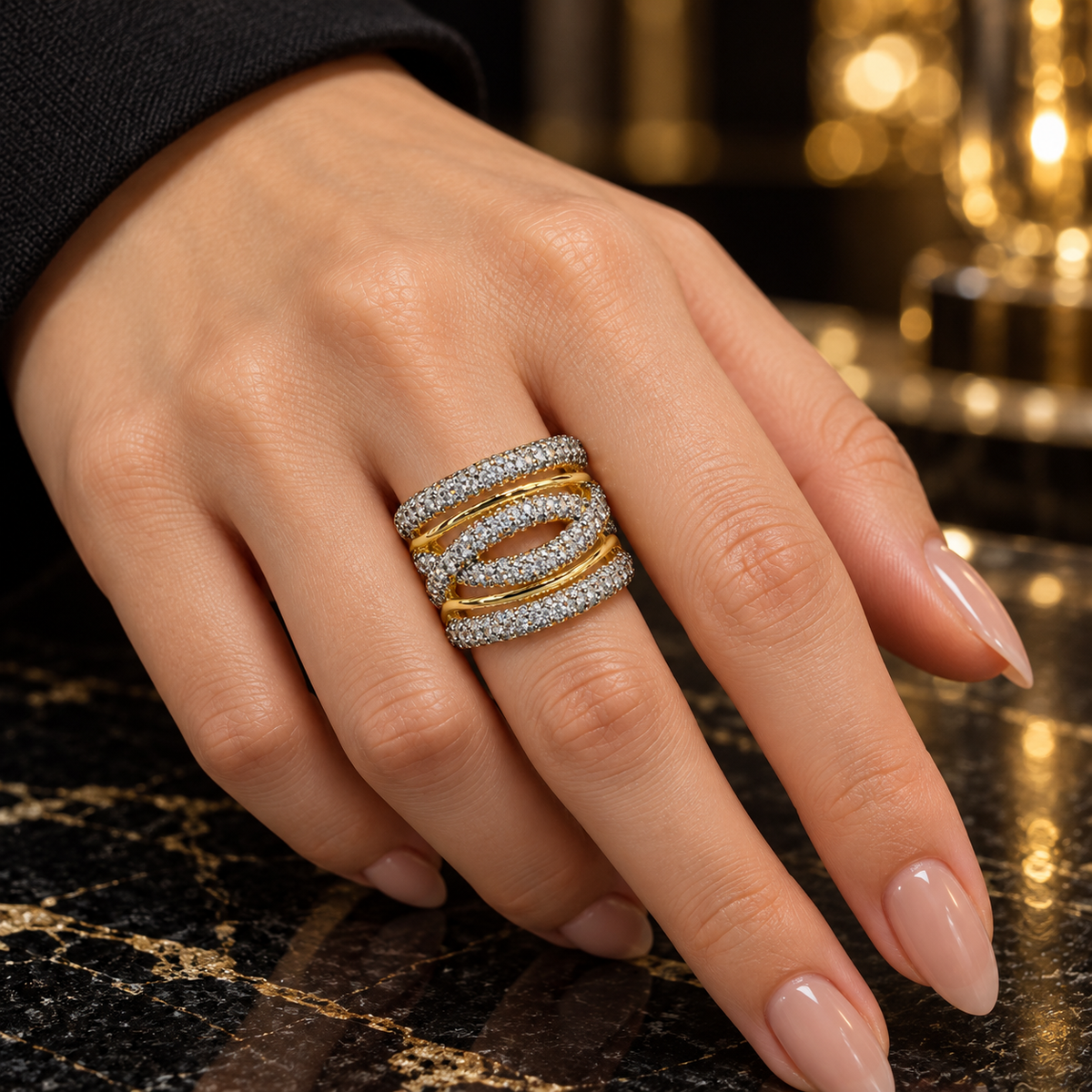 Twisted Harmony Ring