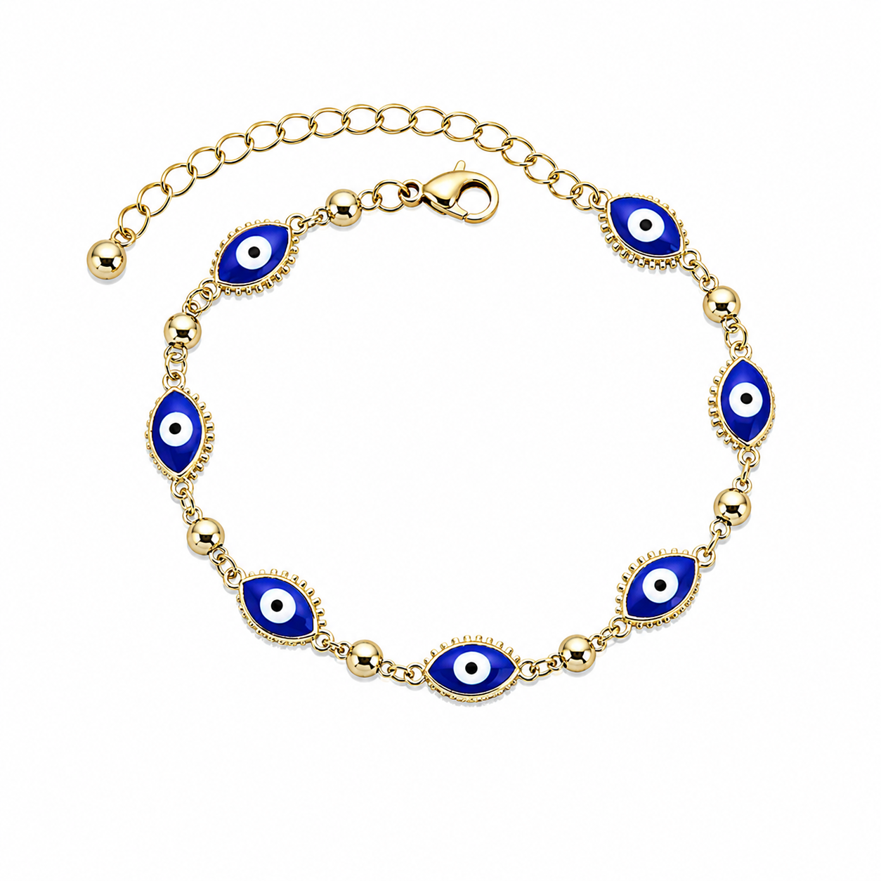 Evil Eye Anklet – Available in Blue & Navy
