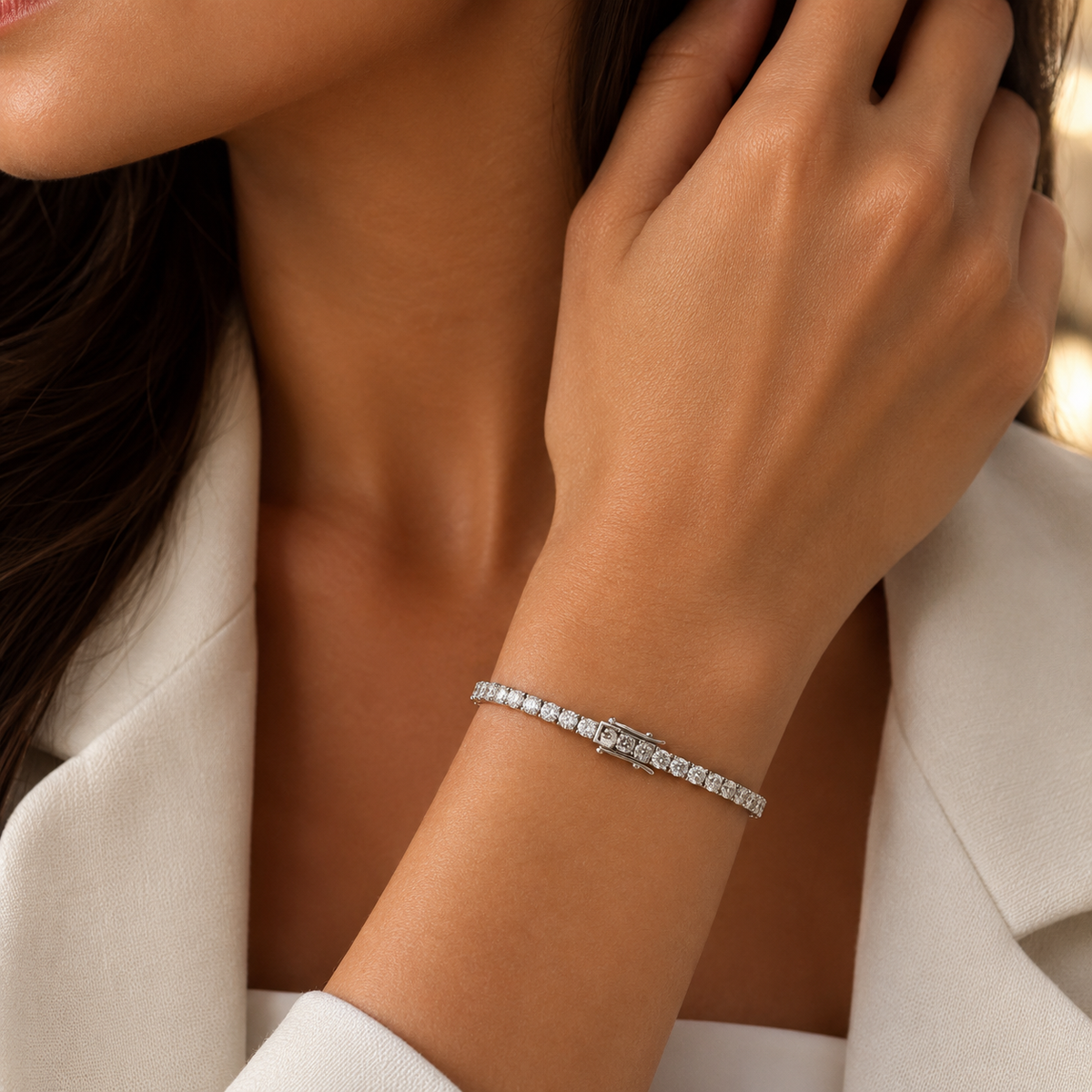 Stainless Steel 316L PVD Tennis Bracelet – 3mm