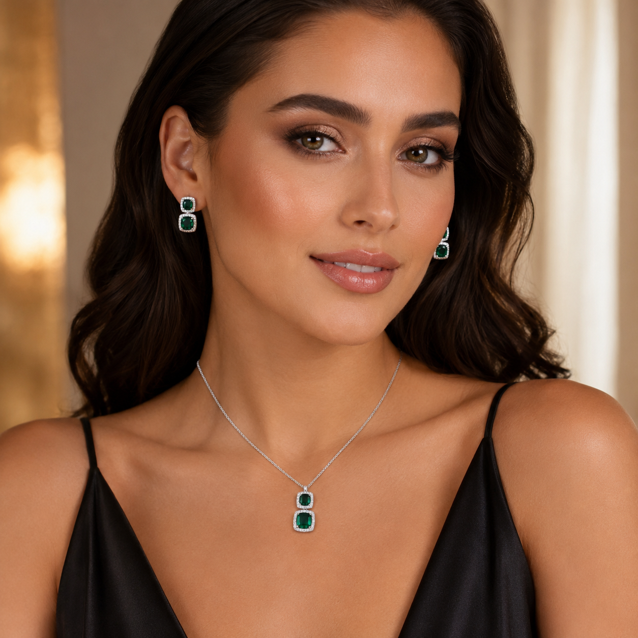 colored Glam Set – Crystal Elegance ✨