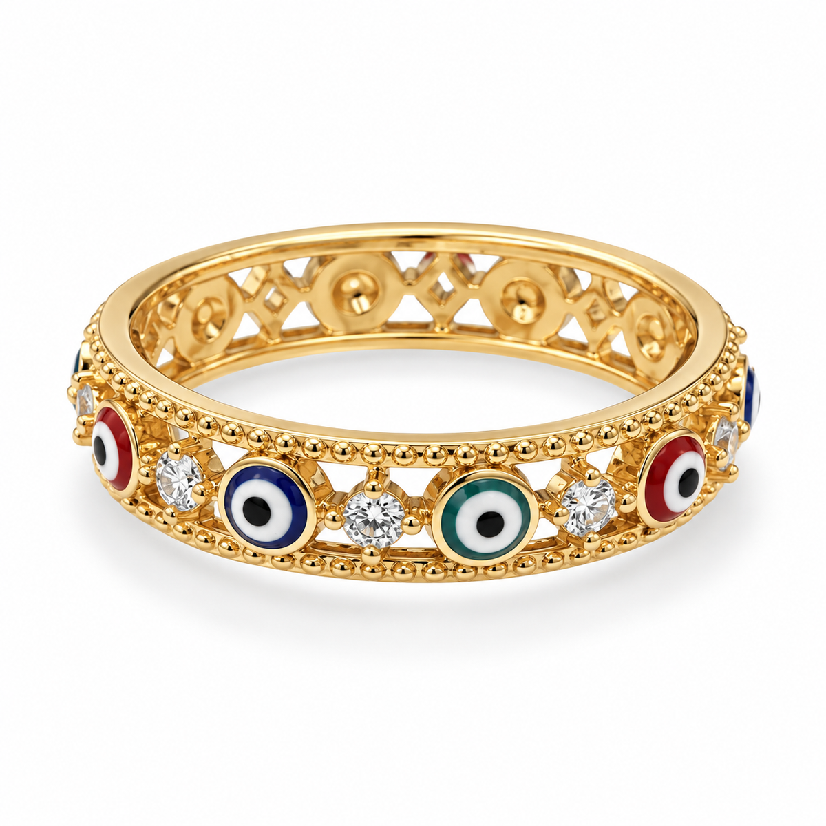 Colorful Evil Eye Band