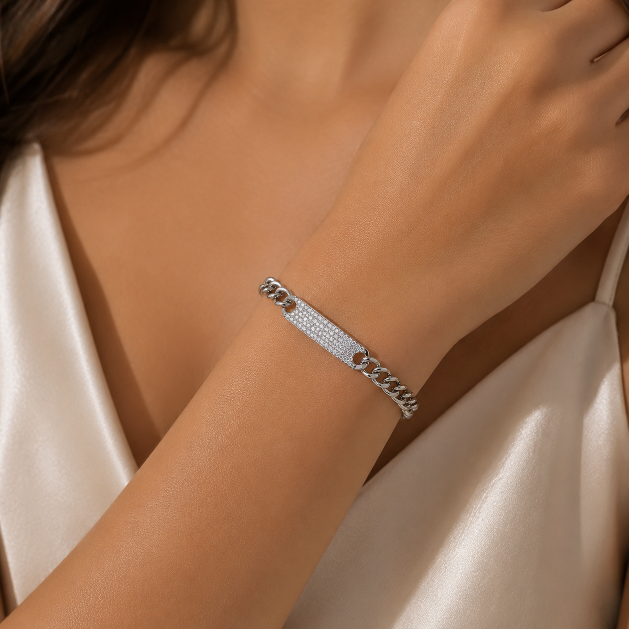 Thin strip Bracelet – Gold & Silver
