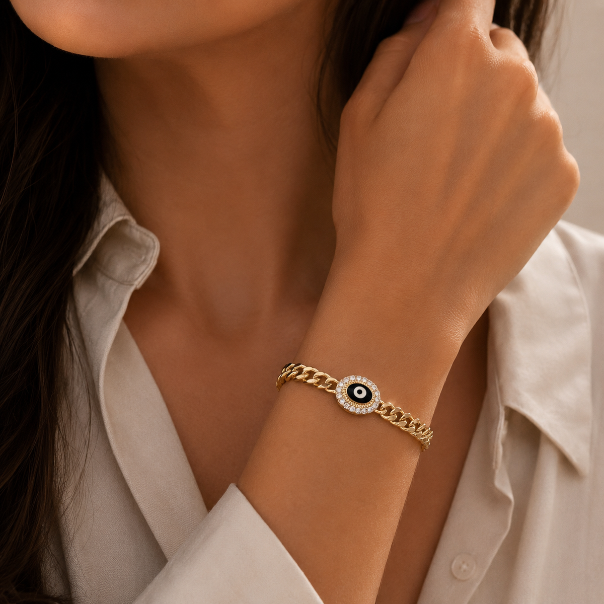 Luxe Evil Eye Protection Bracelet 🧿