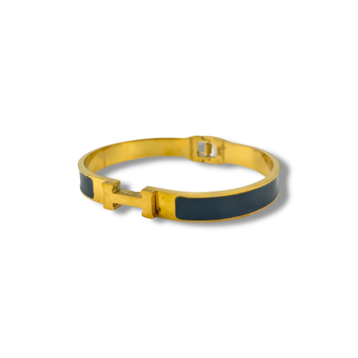 🧡 Tangerine Enamel H-Link BANGLE