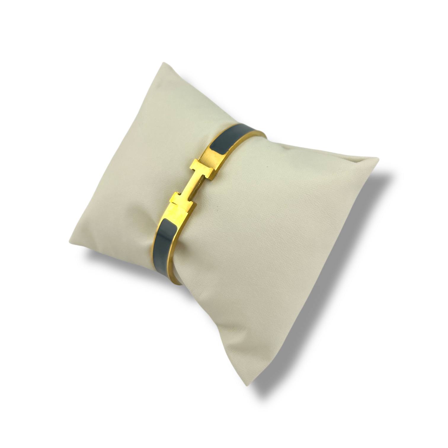 🧡 Tangerine Enamel H-Link BANGLE