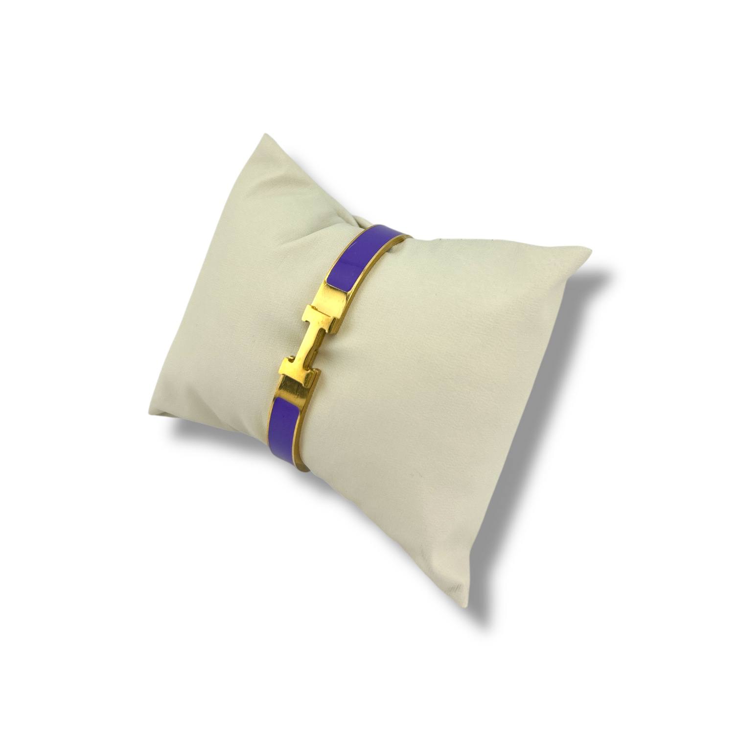 🧡 Tangerine Enamel H-Link BANGLE